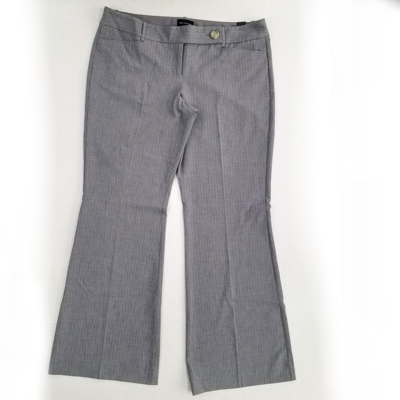 The Limited Gray & Pink Pinstripe Drew Fit Slim Bootcut Pant - Picture 5 of 7